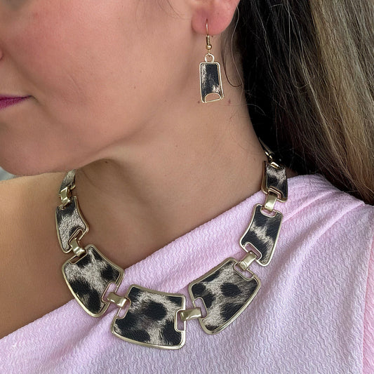 Animal Print Shape 2 Pcs Set