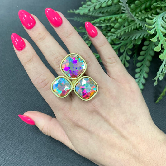 Janjan Clear Gold Ring