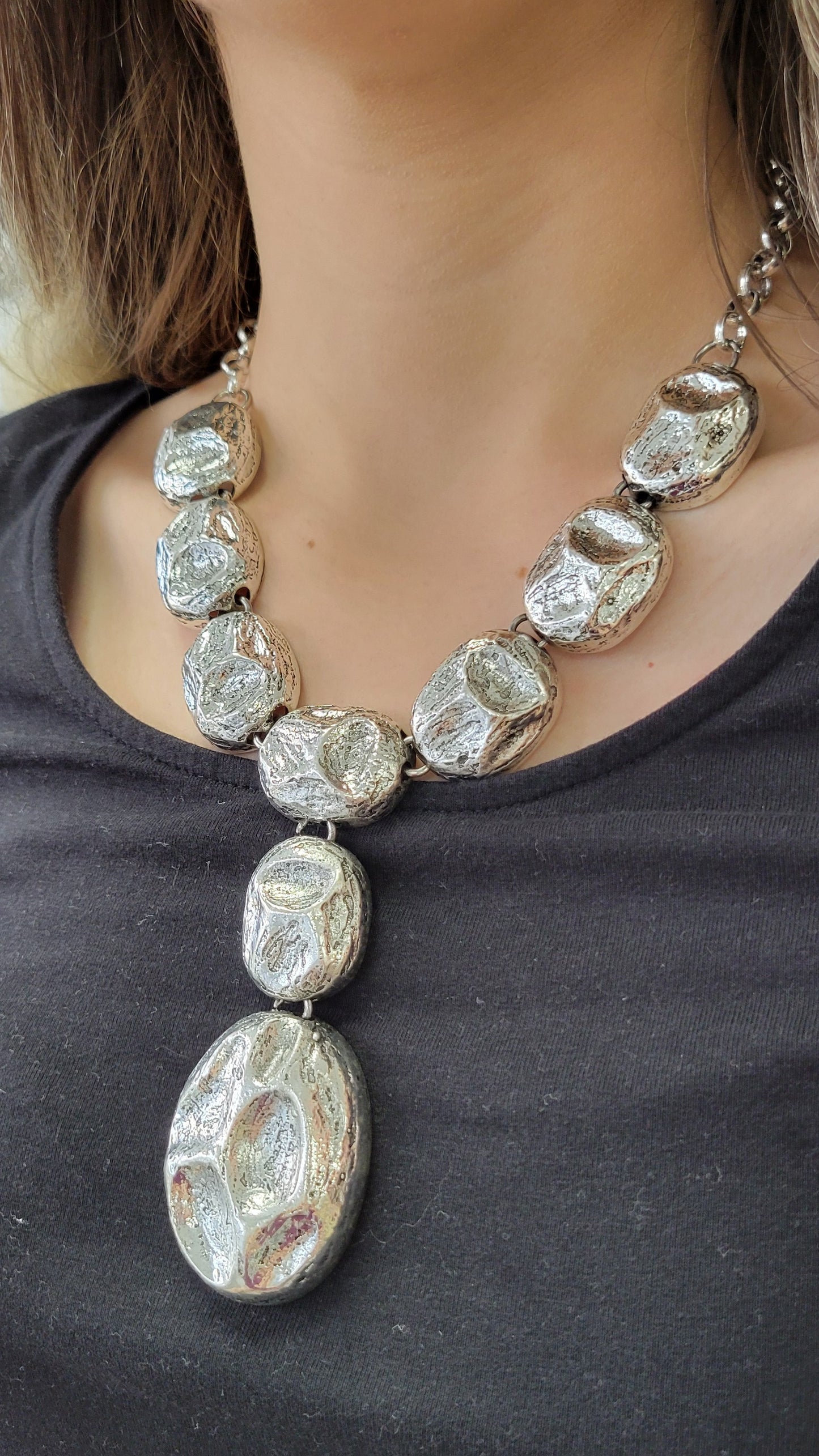 Trendy Silver Necklace