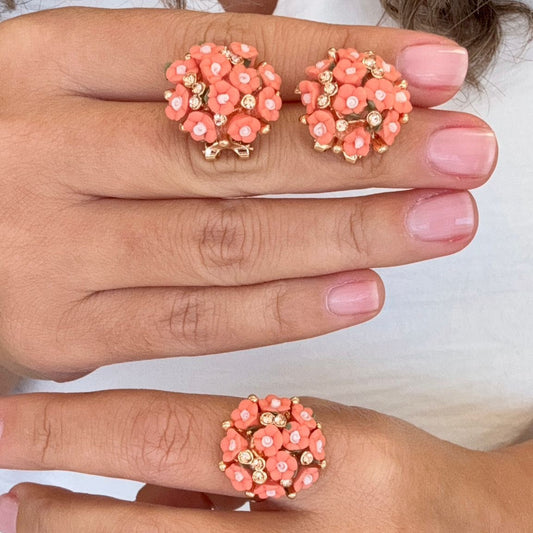 Flowers Set Orange 2 Pcs