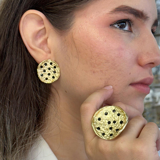 Hammered Black 2 pcs Sets