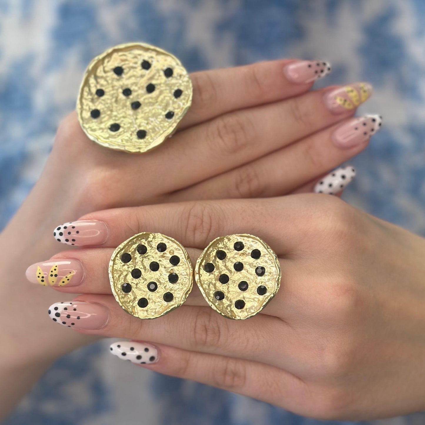 Hammered Black 2 pcs Sets