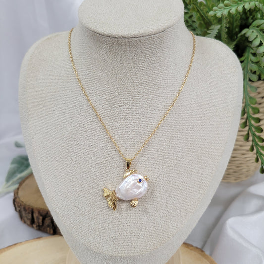 Simple Fish Necklace