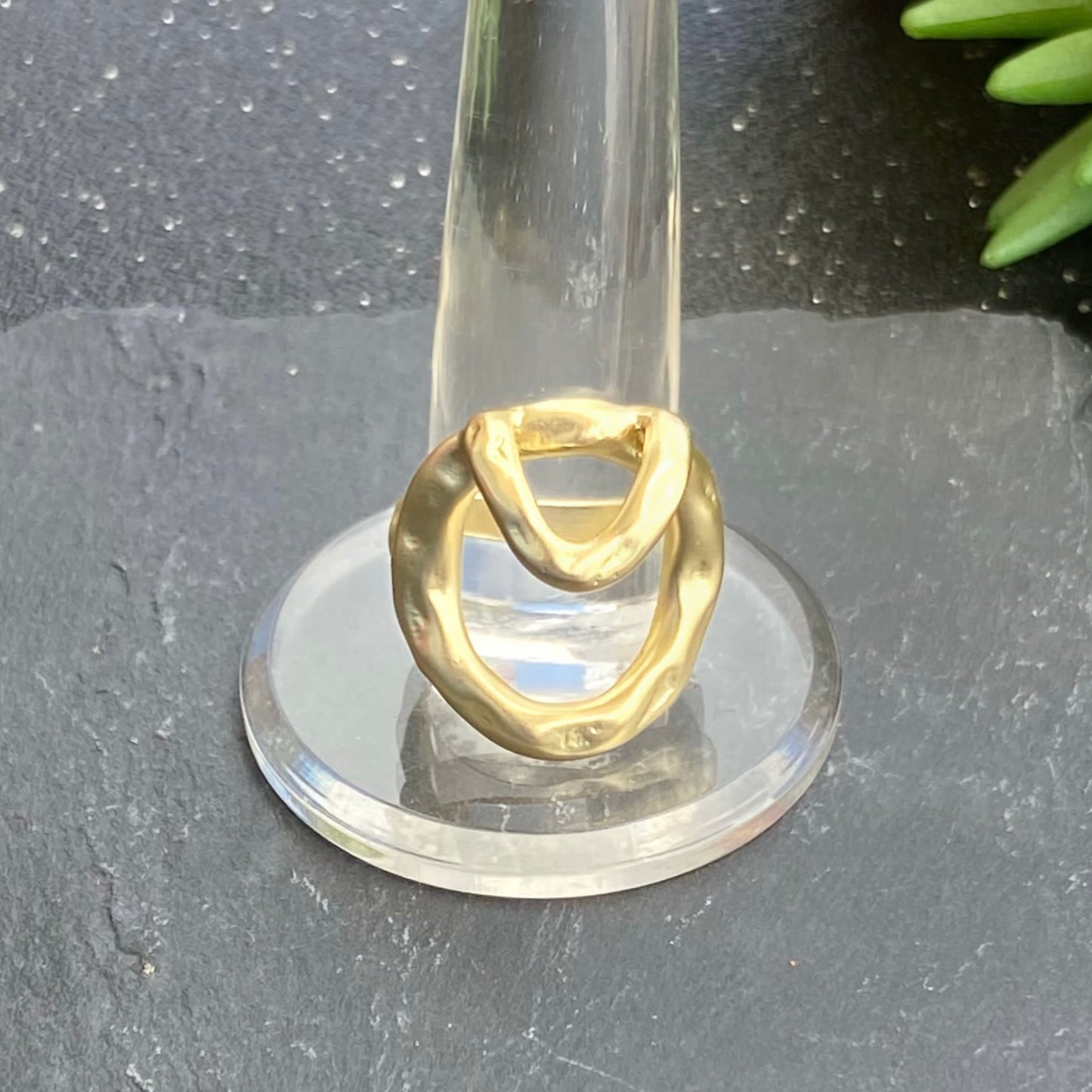 Medium Circle Gold Ring